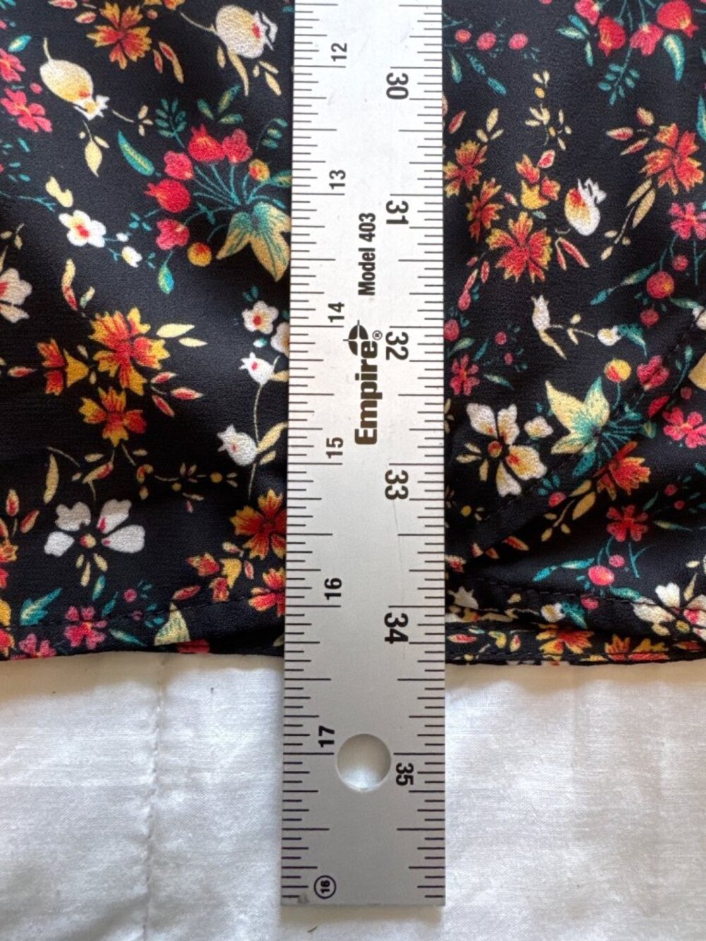 J.Crew Mercantile Ditsy Floral Faux Wrap Dress Size 4 Elastic Waist Long Sleeve - Picture 9 of 12